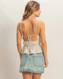 The Marina Dot Halter Top