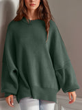 Side Slit Long Sleeve Sweater *Multiple Color Options*