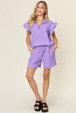 Textured Top and Shorts Set *Multiple Color Options*