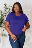 Round Neck Short Sleeve Tee *Multiple Color Options*