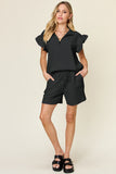 Textured Top and Shorts Set *Multiple Color Options*