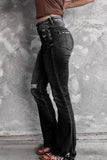 Distressed  Denim Flare Jeans *Multiple Color Options*