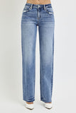 RISEN Full Size High Rise Straight Leg Jeans