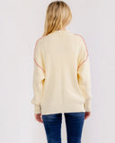 Cherried Away Contrast Stitch Sweater