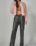 Winter Party Faux Fur Jacket
