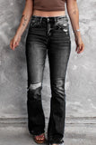 Distressed  Denim Flare Jeans *Multiple Color Options*