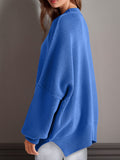 Side Slit Long Sleeve Sweater *Multiple Color Options*