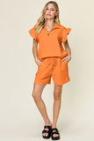 Textured Top and Shorts Set *Multiple Color Options*