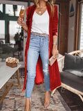 Always Perfect Long Sleeve Velvet Duster