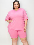 Relaxed Fit Drop Shoulder Set *Multiple Color Options*