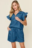 Textured Top and Shorts Set *Multiple Color Options*