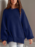 Side Slit Long Sleeve Sweater *Multiple Color Options*