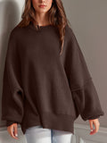 Side Slit Long Sleeve Sweater *Multiple Color Options*