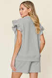 Textured Top and Shorts Set *Multiple Color Options*