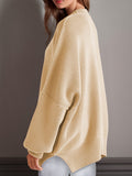 Side Slit Long Sleeve Sweater *Multiple Color Options*