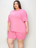 Relaxed Fit Drop Shoulder Set *Multiple Color Options*