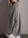 Side Slit Long Sleeve Sweater *Multiple Color Options*