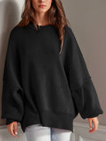 Side Slit Long Sleeve Sweater *Multiple Color Options*