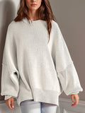 Side Slit Long Sleeve Sweater *Multiple Color Options*