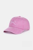 Bow Washed Cotton Cap *Multiple Color Options*