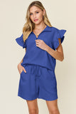 Textured Top and Shorts Set *Multiple Color Options*