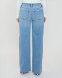 Bella Asymmetrical Relaxed Rise Wide Leg Jeans