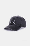 Bow Washed Cotton Cap *Multiple Color Options*