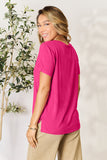 Round Neck Short Sleeve Tee *Multiple Color Options*