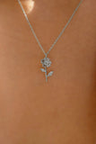 Rose Pendant Necklace *Multiple Color Options*