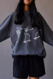 Skeleton Oversized Sweatshirt *Multiple Color Options*