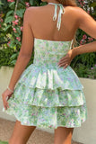 Floral Cutout Mini Dress *Multiple Color Options*