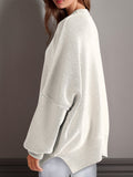 Side Slit Long Sleeve Sweater *Multiple Color Options*