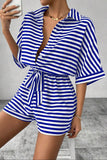 Tie Waist Striped Romper *Multiple Color Options*