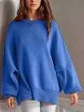 Side Slit Long Sleeve Sweater *Multiple Color Options*