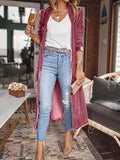 Always Perfect Long Sleeve Velvet Duster