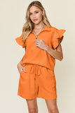 Textured Top and Shorts Set *Multiple Color Options*