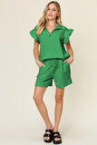 Textured Top and Shorts Set *Multiple Color Options*