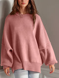 Side Slit Long Sleeve Sweater *Multiple Color Options*