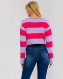 Candy Crush Cropped Sweater