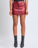 Hyperstretch Metallic Mini Skirt