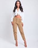 Corduroy High Rise Mom Fit Pants