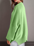Side Slit Long Sleeve Sweater *Multiple Color Options*