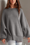 Side Slit Long Sleeve Sweater *Multiple Color Options*