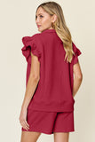Textured Top and Shorts Set *Multiple Color Options*