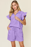 Textured Top and Shorts Set *Multiple Color Options*