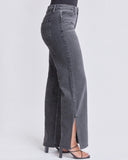 Dream High-Rise 90s Straight Side-Slit Jean