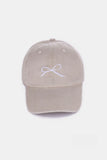 Bow Washed Cotton Cap *Multiple Color Options*