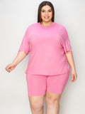 Relaxed Fit Drop Shoulder Set *Multiple Color Options*