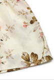 Printed Ruffled Hem Sleeveless Dress