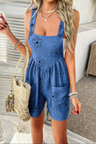 Flower Overalls With Pockets *Multiple Color Options*